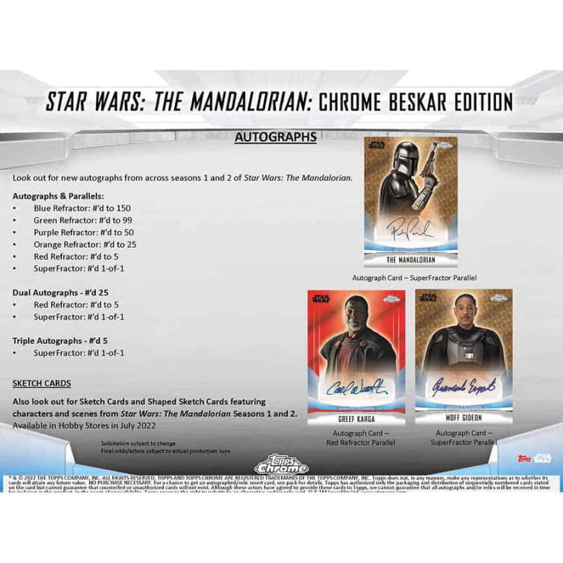 Amazon.co.jp: 2022年 Topps スター・ウォーズ マンダロリアン